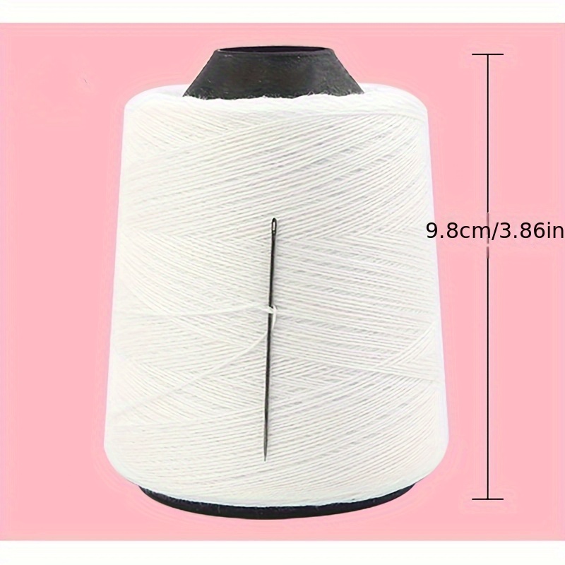 Diy Bobbins Sewing Thread Black White Red Colour Polyester - Temu