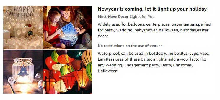 200pcs 10 color waterproof mini led lights led balloons light up balloons for party decorations neon party lights for paper lantern easter eggs birthday party wedding halloween christmas decoration details 0