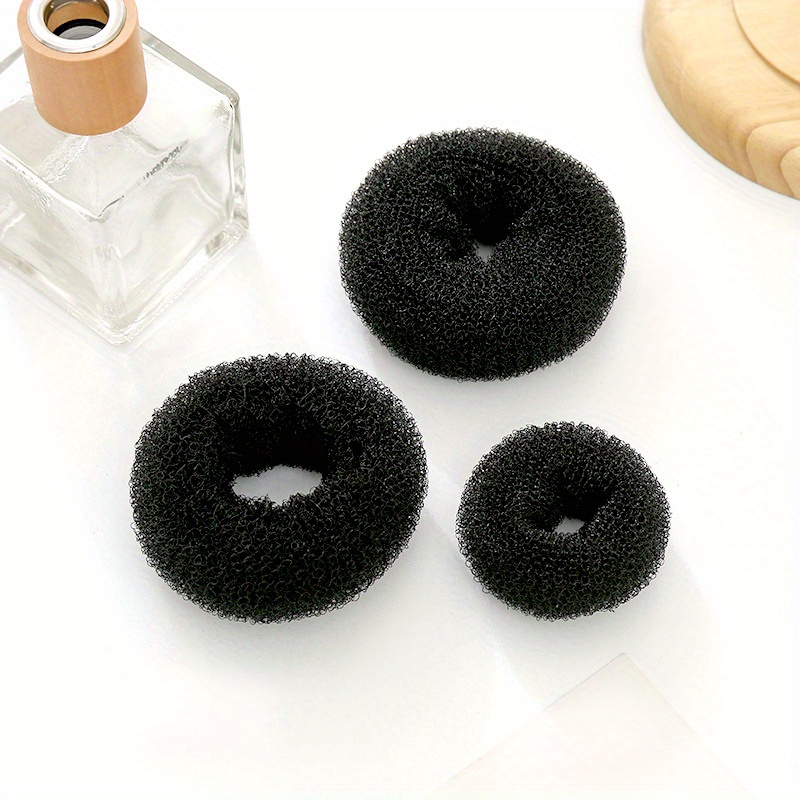 mini chignon hair donut form for girls perfect for short and thin hair easy to use and shape your hair into a beautiful bun details 2