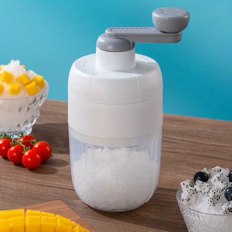 ice shaving machine snow cone crusher advanced manual ice shaving machine household kitchen utensils and a freezing for making smoothies portable ice crusher and shaved ice machine with bpa fre details 2
