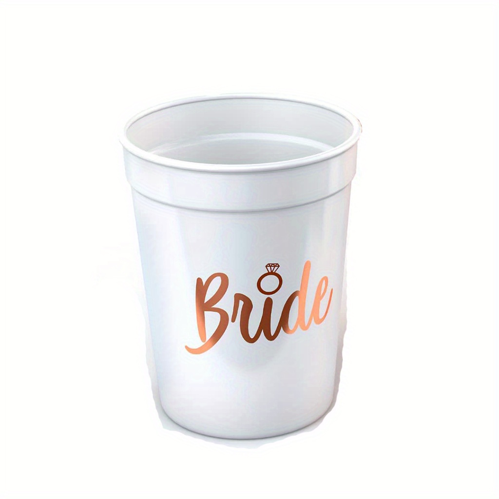  Team Bride Bachelorette Party Cups - Bride Cup