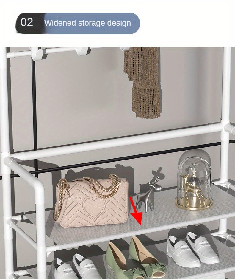 Multi layer Coat Rack With Shoe Storage Bench Freestanding - Temu