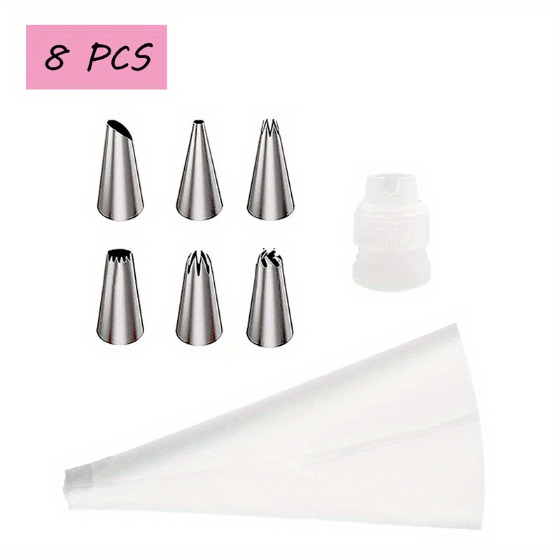 26pcs/8pcs Baking Cake Cream Decorating Piping Set