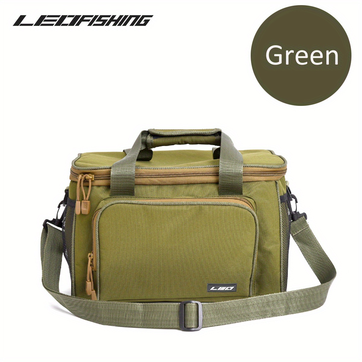 LEOFISHING Portable Fishing Gear Storage Sling Bag With Assorted Colors,  Large-capacity And Multifunction LightweightFishing Tackle Shoulder Bag For  O