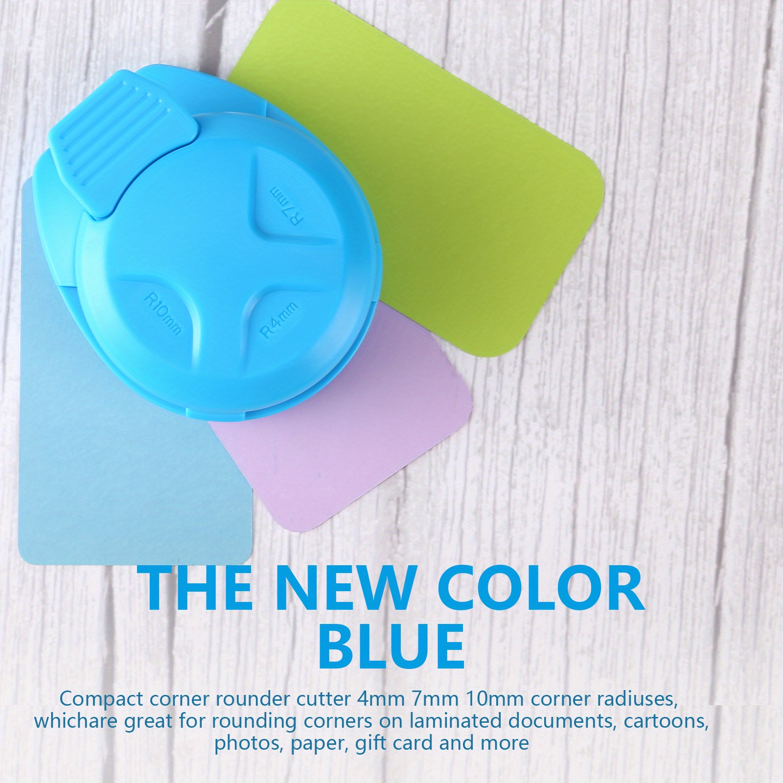 3 Ways Corner Rounder Punch 4mm 7mm 10mm 3 In 1 Corner Cutter For Paper