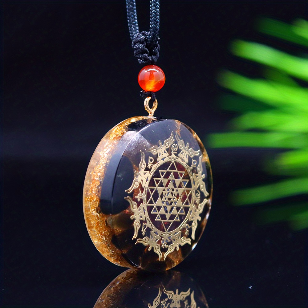 Organ Necklace Chakra Pendant Holy Wheel Sacred Geometry Temu