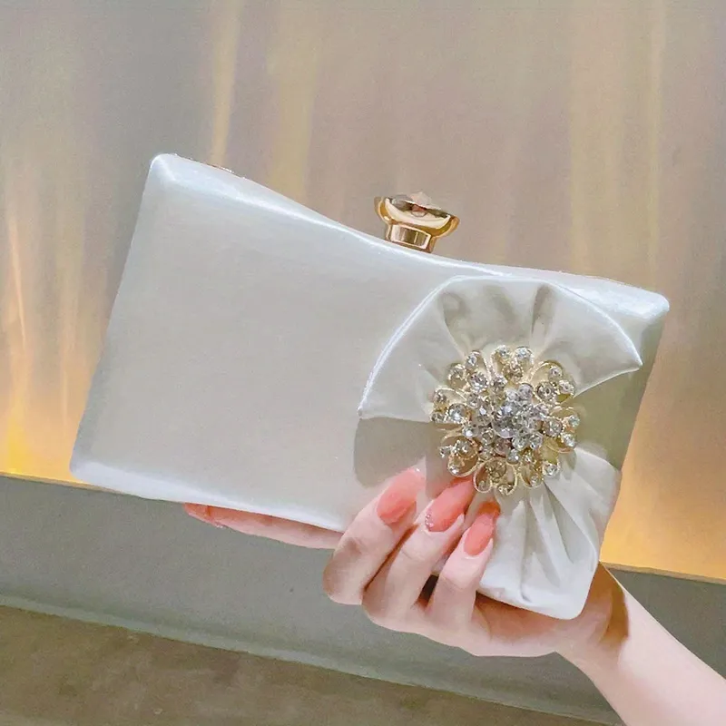 Stylish Glitter Evening Bag, Fashion Elegant Acrylic Envelope Clutch Bag,  Women's Trendy Classic Simple Purse For Prom & Party - Temu