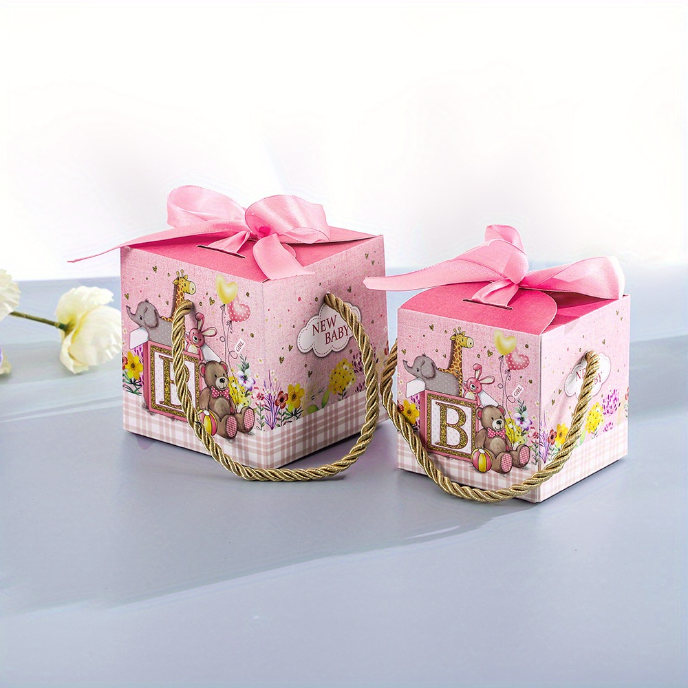 Cute Cartoon Gift Box For Candy And Baby Shower Favors - Temu