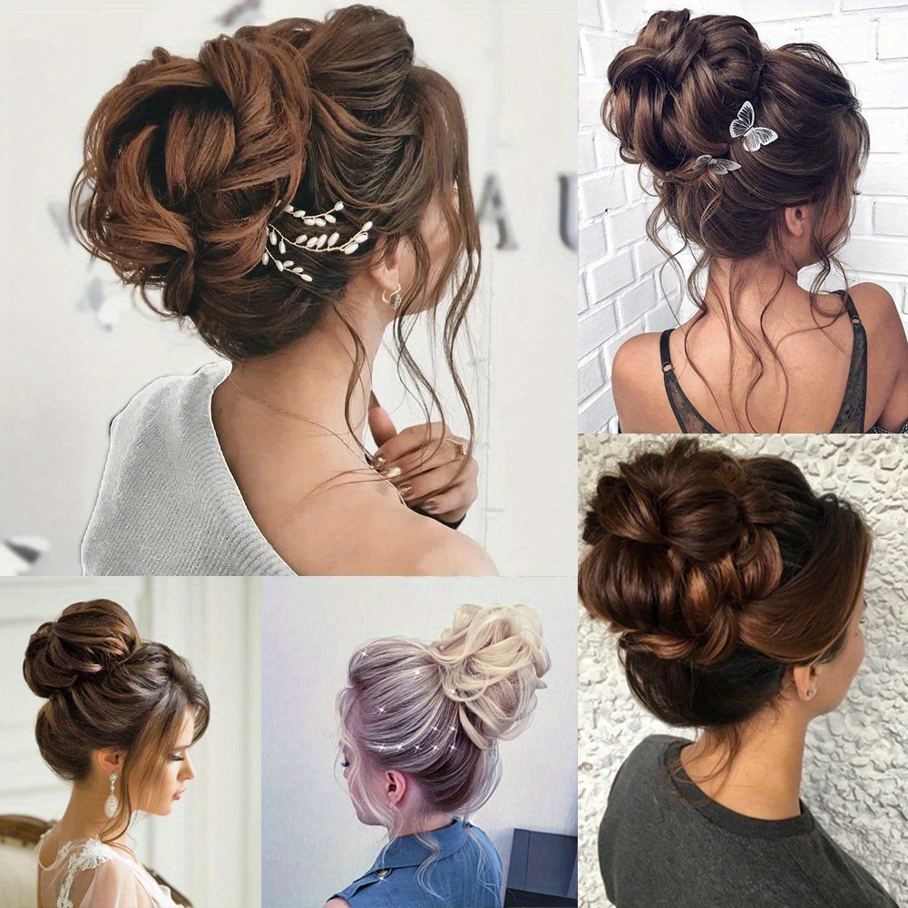 Messy Bun Hair Piece Messy Hair Bun Scrunchies Women - Temu Ireland