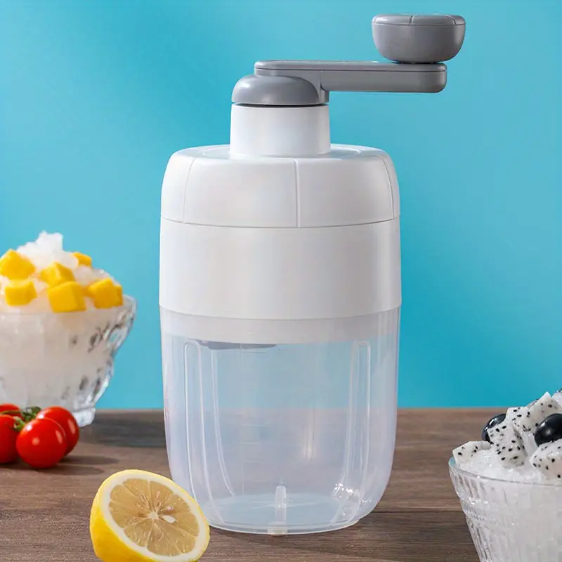 ice shaving machine snow cone crusher advanced manual ice shaving machine household kitchen utensils and a freezing for making smoothies portable ice crusher and shaved ice machine with bpa fre details 0