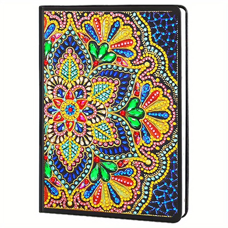 5d Artificial Diamond Painting Cover Leather Notebook Diy Butterfly  Colorful Special Shape Crystal Diamond Painting Journal 100 Pages Thick  Paper A5 Blank Sketchbook, Shop Now For Limited-time Deals