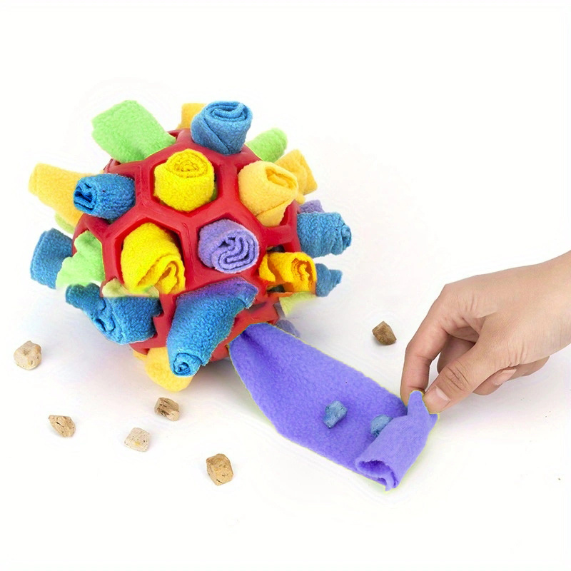 Snuffle Ball For Dogs Encourage Natural Foraging Skills Dog Toys For Boredom  And Stimulating Dog Puzzle Ball with Storage Bag - AliExpress