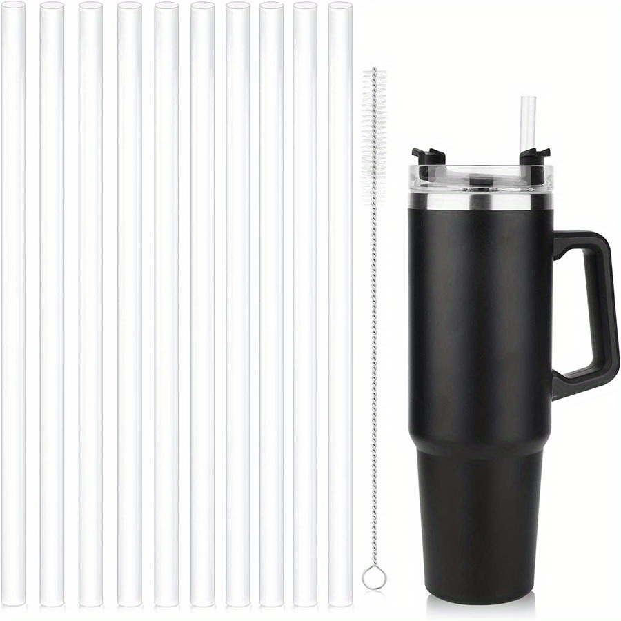 Glass Straws 12 inch long for Stanley Cup 40oz & 30oz