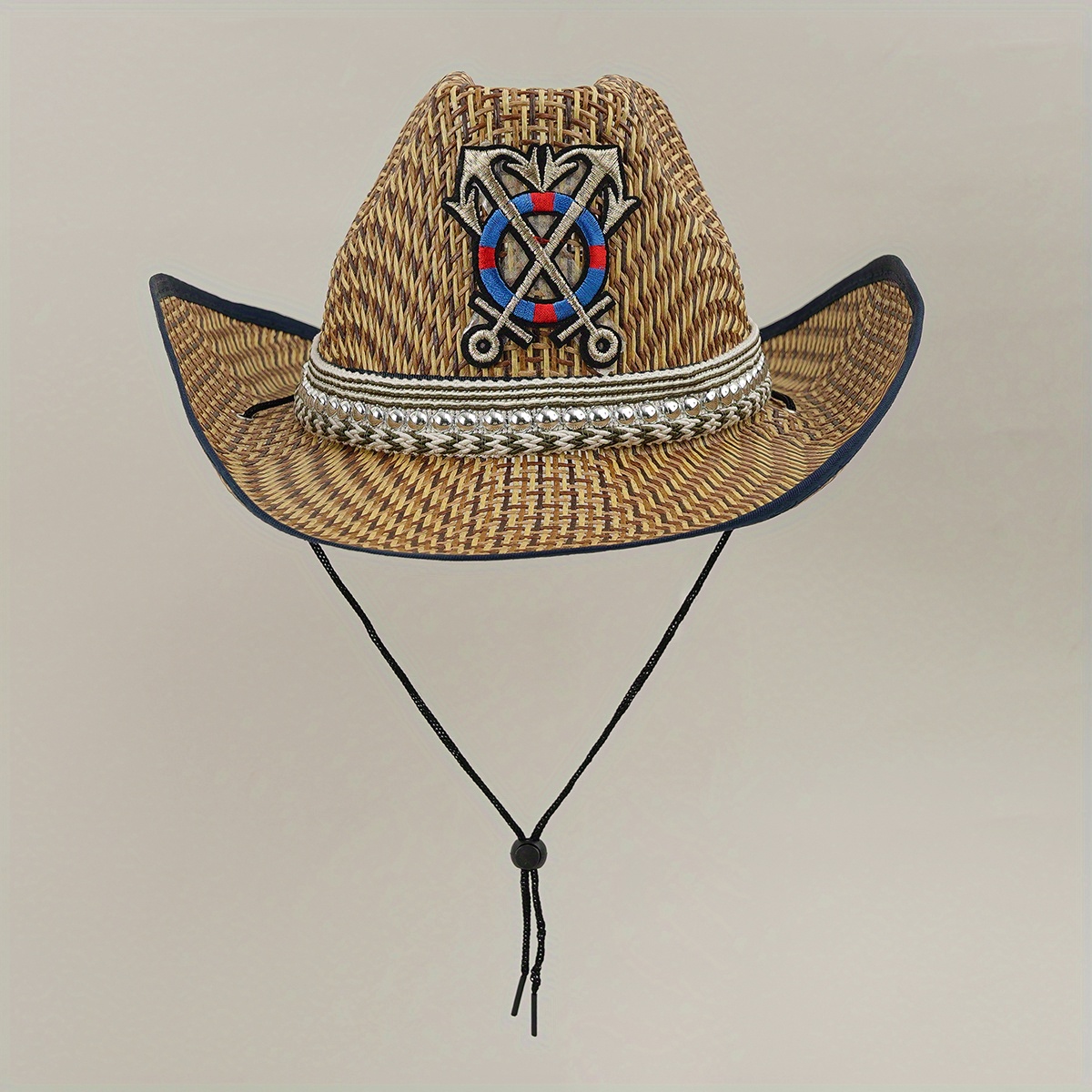 Men's Sunshade Straw Hat Large Edge Outdoor Beach Hat