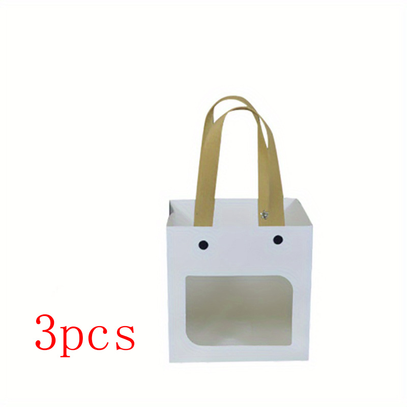1pc Gift Bags 11x3 9x7 87 Oil Painting Pattern Bags Artistic Goodie Bags  With Ribbon Treat