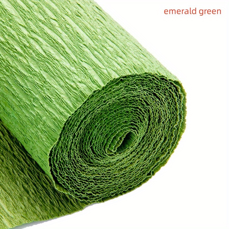 3A Featuretail Dark Green Crepe Paper Roll/Wrinkled Paper for