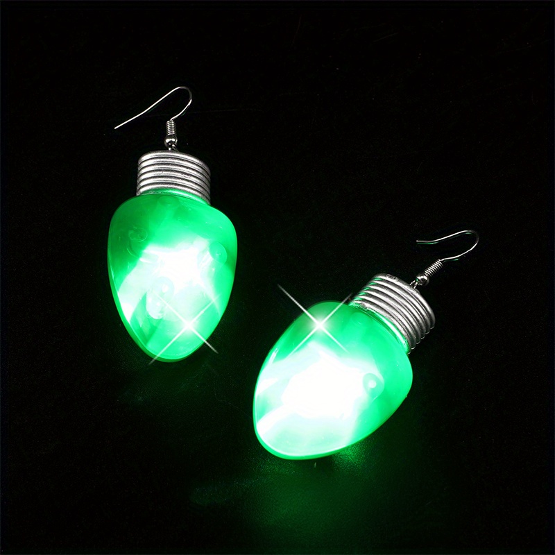 Sparkling Christmas Bulb Earrings Perfect Bachelorette - Temu