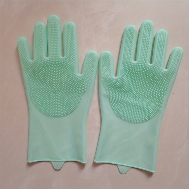 Outil de nettoyage d'accessoires de cuisine Cuisine des gants de vaisselle  en caoutchouc de silicone Scrubber - Chine Gants de cuisine et épurateur  prix