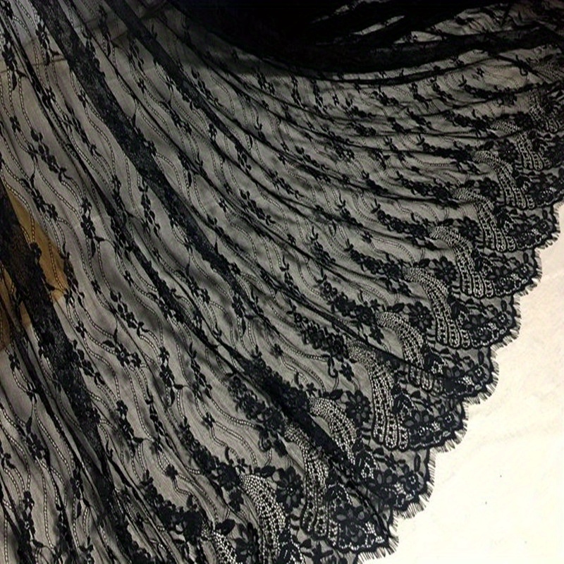 3 Meters Long Eyelash Lace Handmade Accessories Dress Wedding Curtain Material