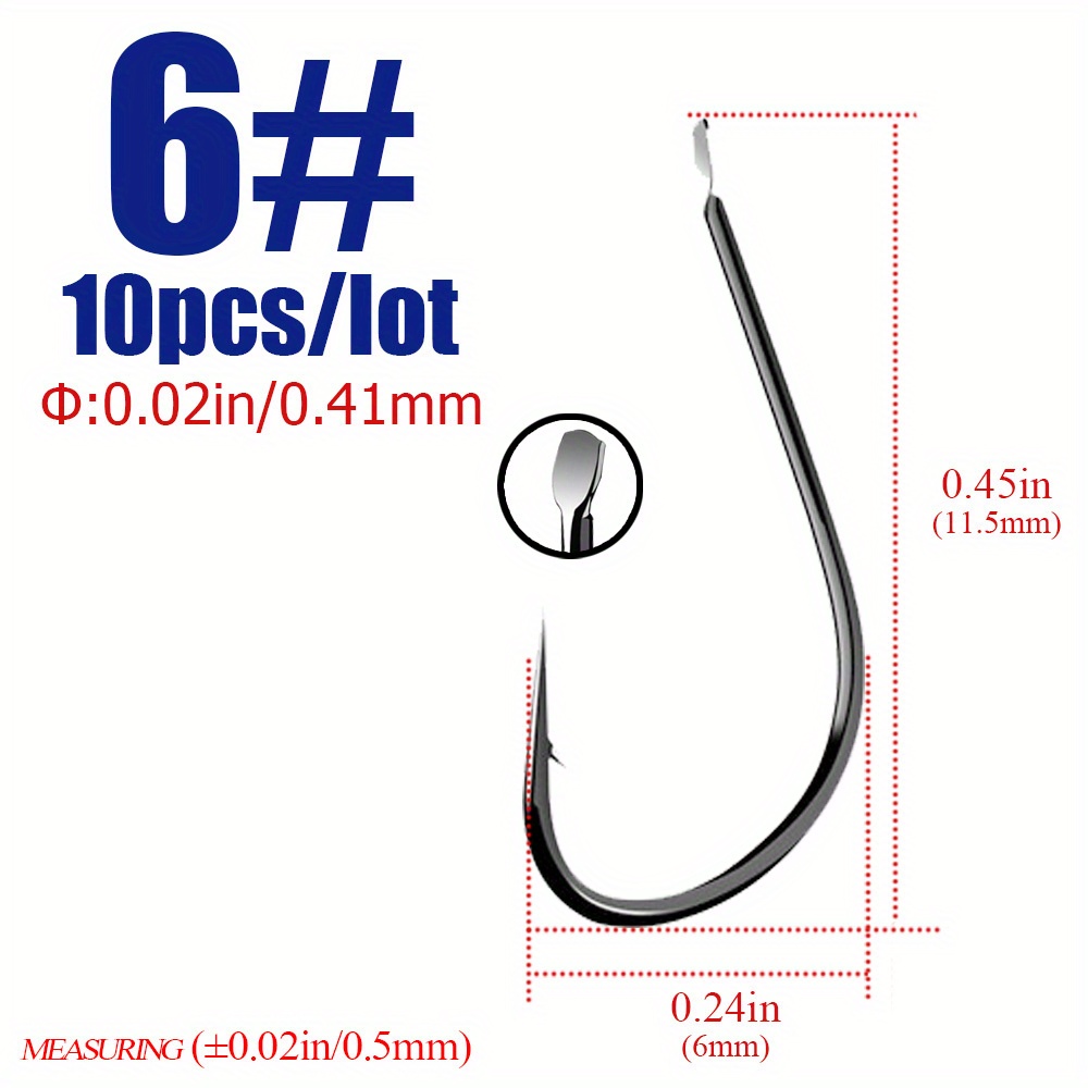 9KM Heavy Duty Jigging Hooks Saltwater Deep Big Game Hook for