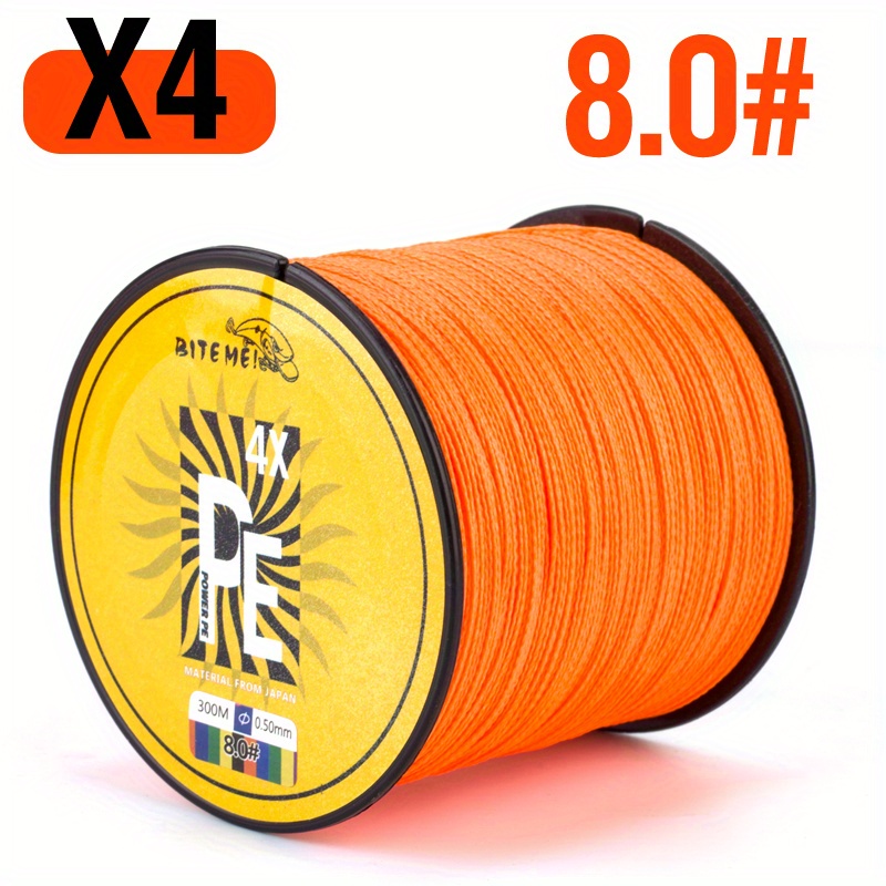 Super Strong PE Braided Fishing Line Abrasion Resistant 4/8