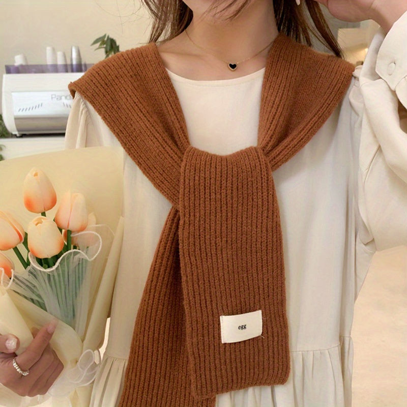 Knitted Long Sleeve Shawl Solid Casual Elastic Warm Wrap Windproof Cardigan