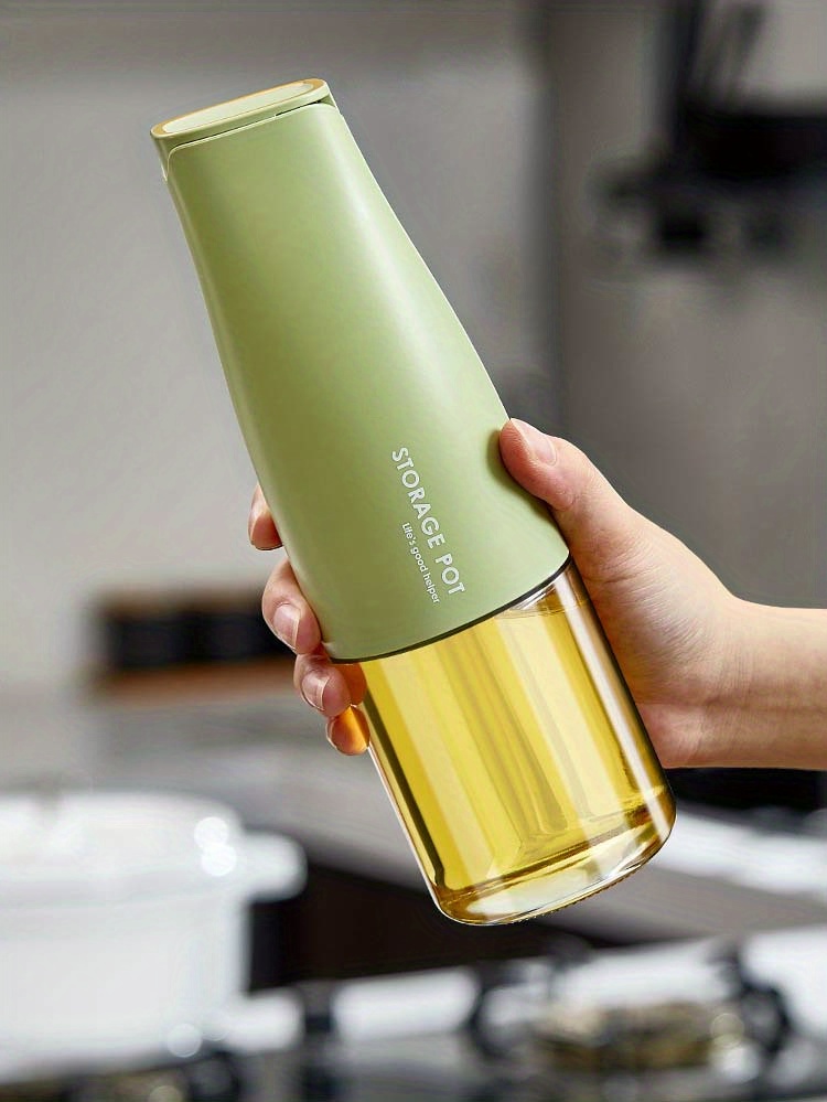 Nemufy Botella dispensadora de aceite de oliva para cocina con escala de  medición, aceite de cocina …Ver más Nemufy Botella dispensadora de aceite  de