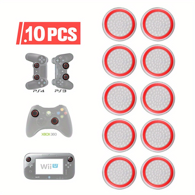 8 Uds tapa de agarre de palanca de pulgar para PS5/PS3/Xbox 360