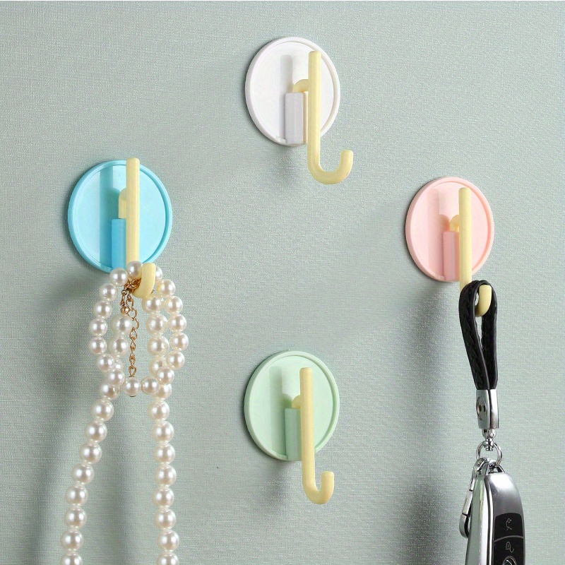 Waterproof Acrylic Hanging Hooks Home Office Adhesive Wall - Temu