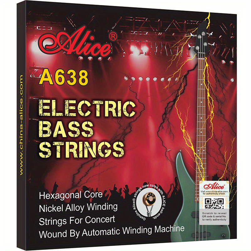 Jeu de cordes pour basse électrique 5 cordes Alice A606(5)-M