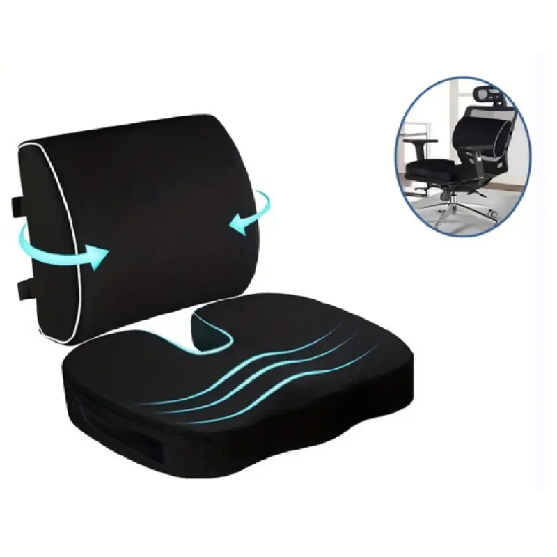 Low Back Lumbar Support for Office Chairs, Car Seats and Travel.