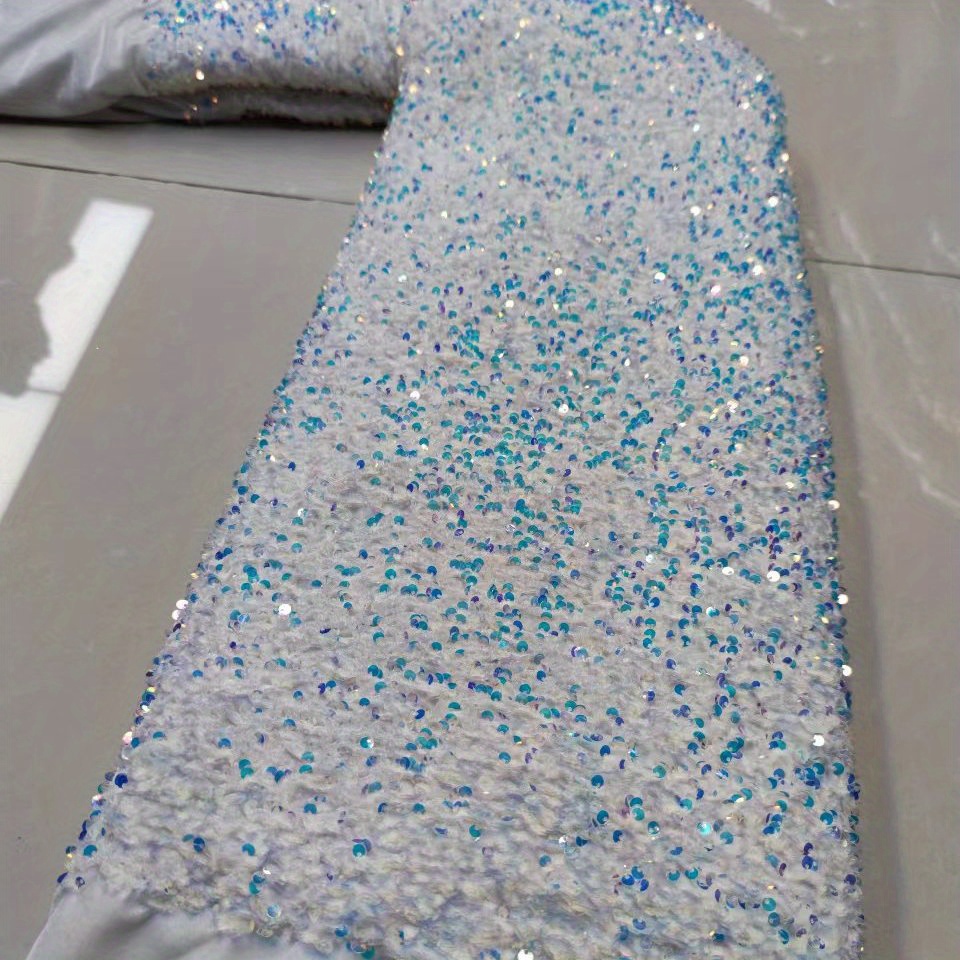 Velvet Sequin Fabric Glitter And Shiny Embroidery Fabric For - Temu