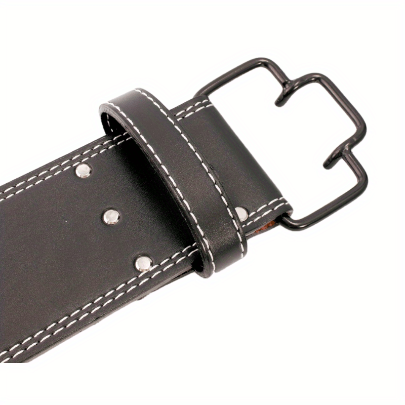 1 Cinturones Levantamiento Pesas Cinturón Ajustable Hebilla - Temu