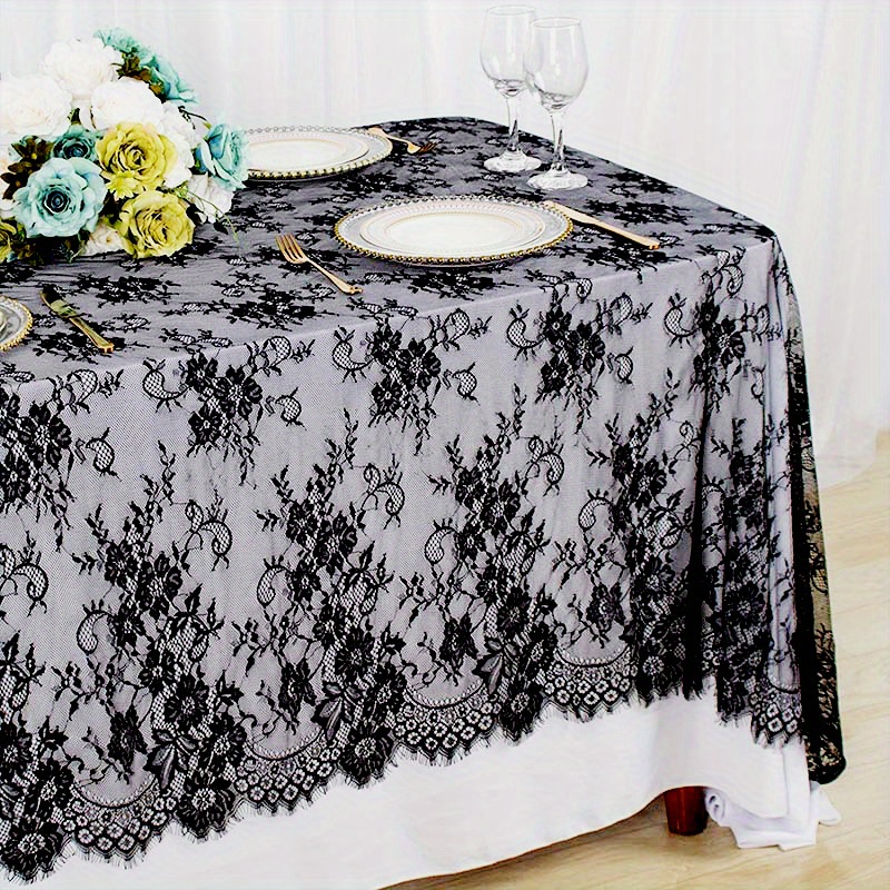 Lace Tablecloth White Wedding Tablecloths Vintage Temu