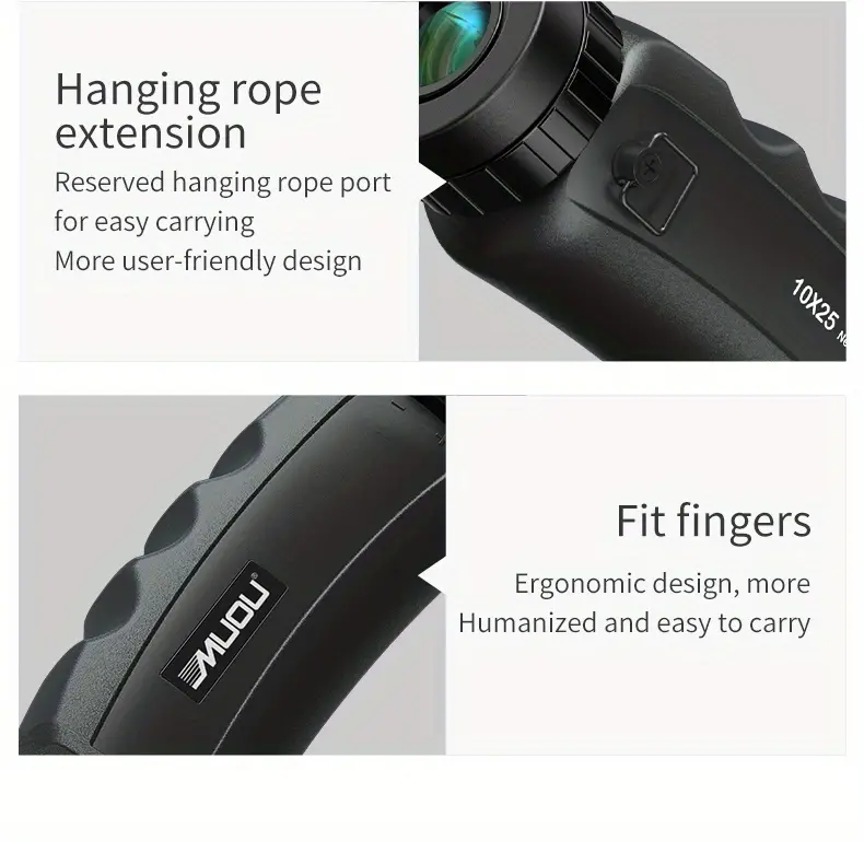 1pc10x25 waterproof monocular telescope high definition outdoor telescope can be used with mobile phones to take photo suitable for bird watching camping travel life concert details 19