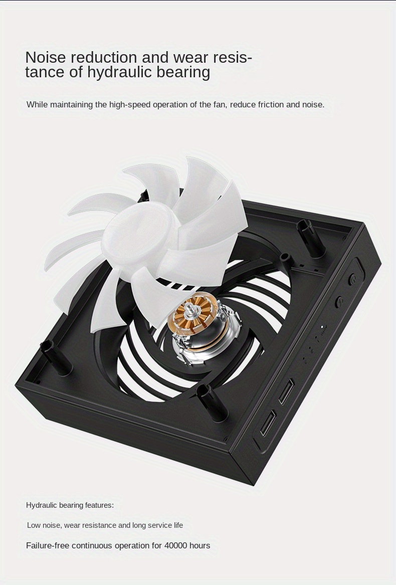 NEW Top Cooling Fan For Xbox Series X Console with Colorful Light Strip  Cooling Fan With
