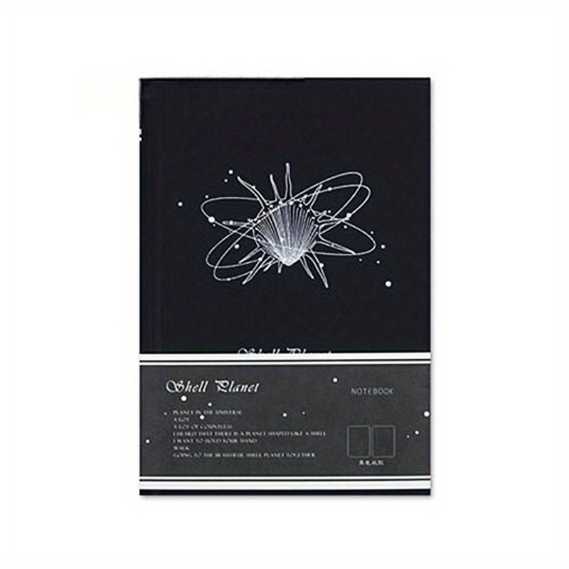 Gothic Starry Shell Starfish Journal Notebook