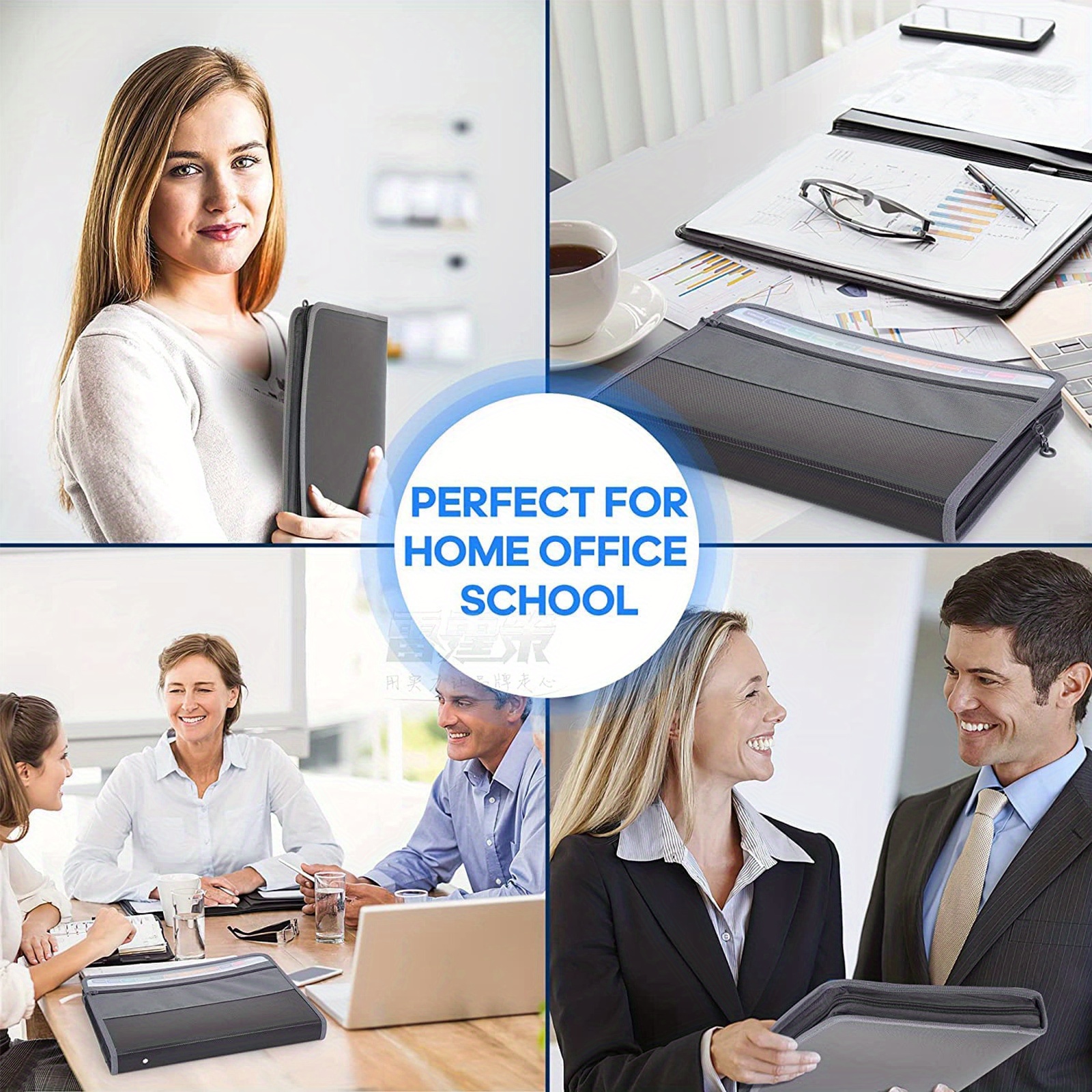 13 pocket Diy Expanding File Folder With Zipper A4 Letter Temu