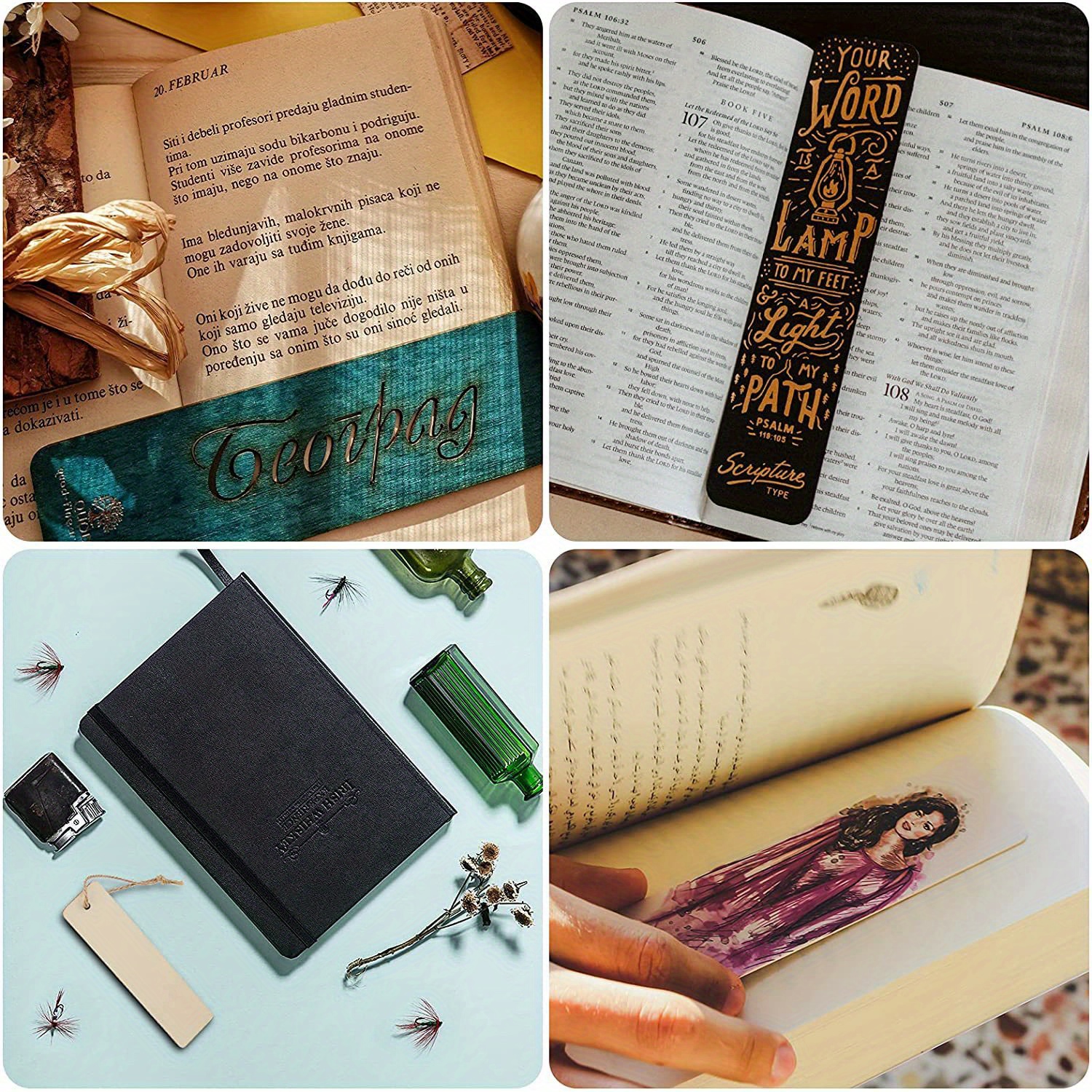 Diy Wooden Bookmarks Perfect For Christmas Wedding Birthday - Temu