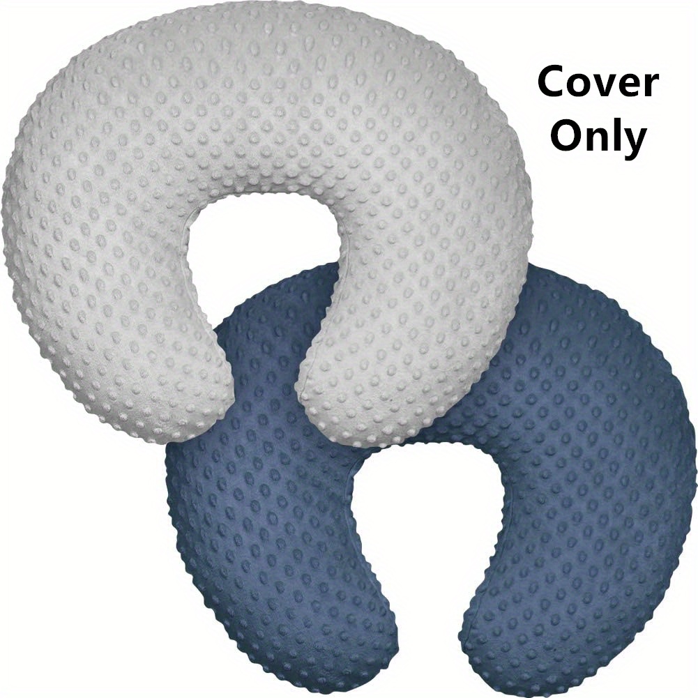 2pcs ultra soft   nursing pillow covers plush breastfeeding slipcovers machine washable breathable christmas halloween thanksgiving day gift details 0