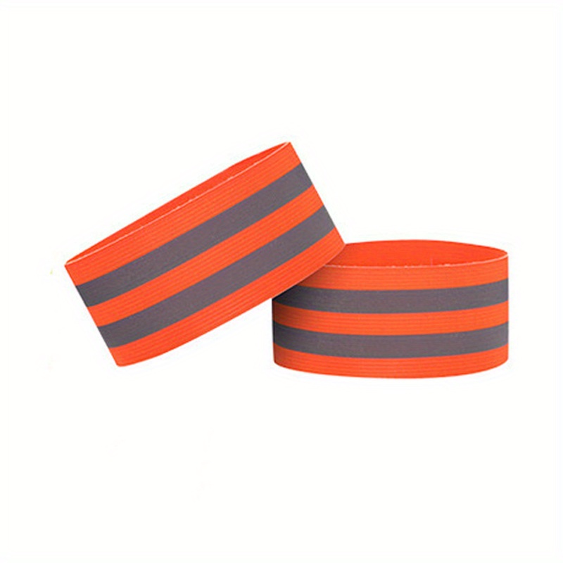 Neon Orange Adjustable Elastic Arm Band Strap