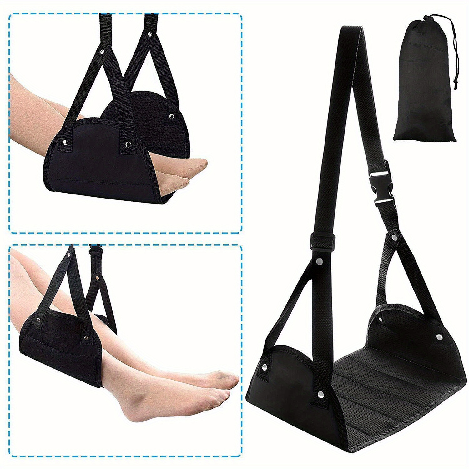 Foot Rest Hammock For Travel, Aircraft Foot Rest, Highspeed Rail Foot