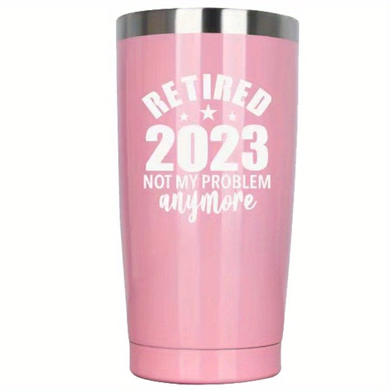 Personalized Pink Yeti Retirement 20oz Tumbler (w