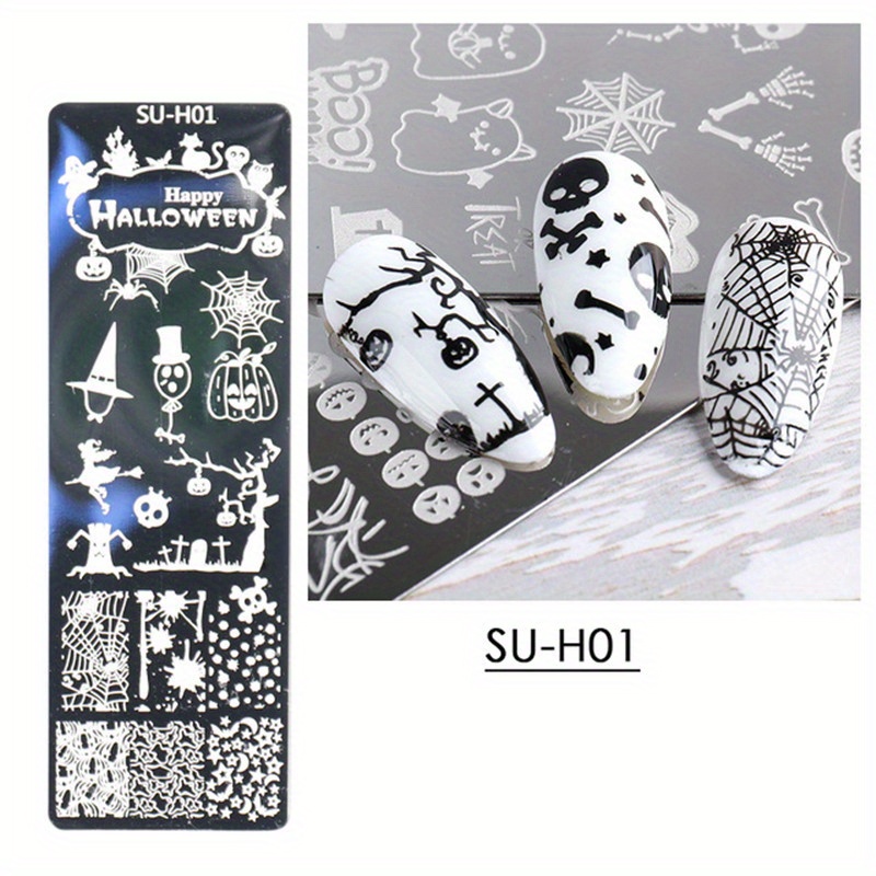 Halloween Nail Art Stamping Plate