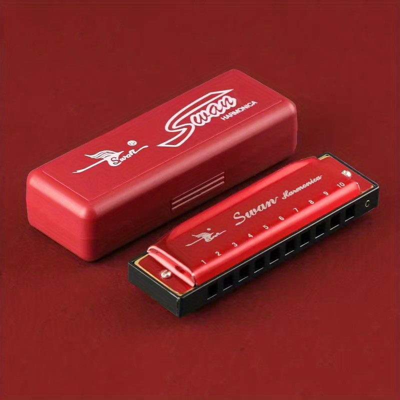 10 Holes 20 Tone C Blues Harmonica Ideal for Kids & Beginners