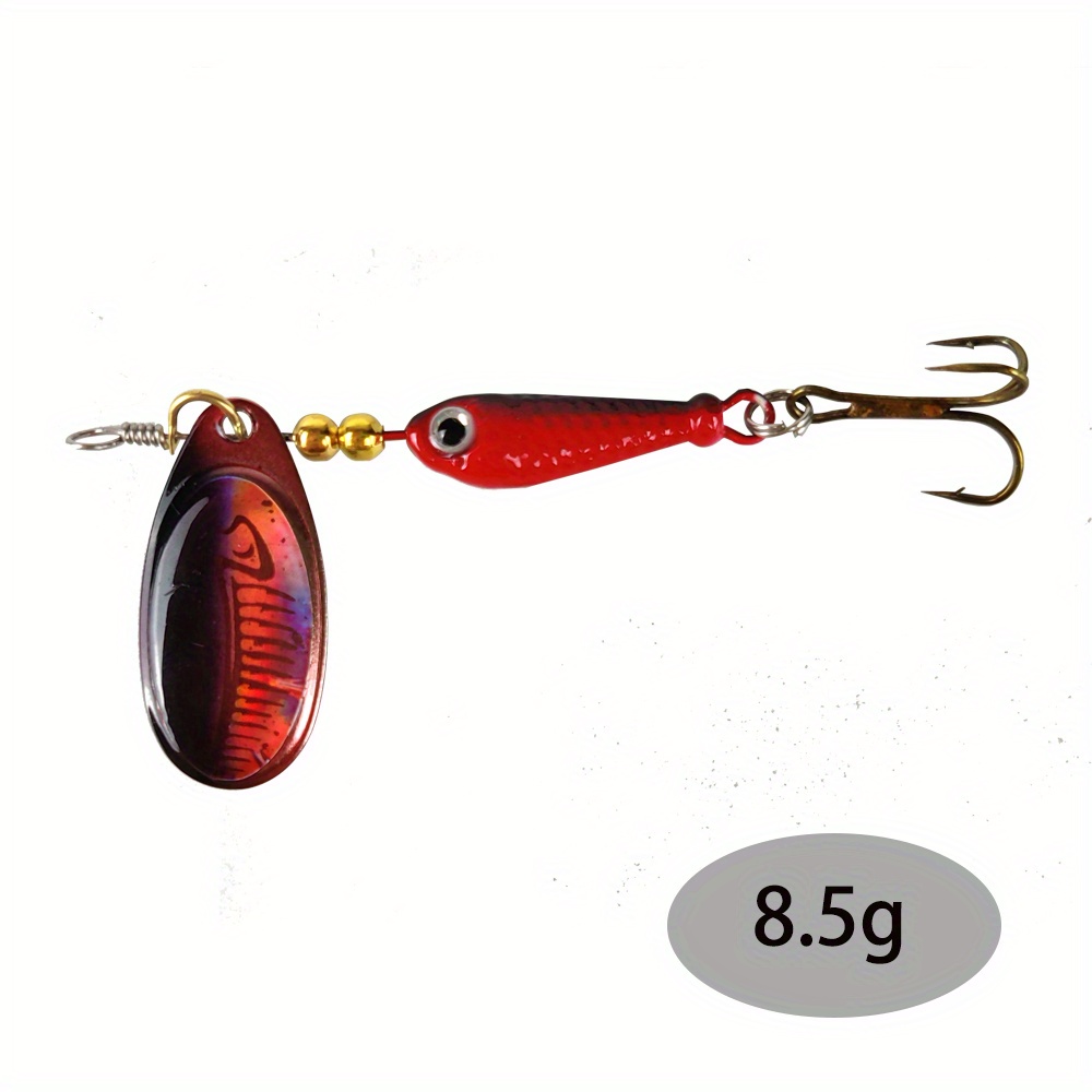 Durable Metal Fishing Lure Feather Treble Hooks Perfect Pike - Temu United  Kingdom