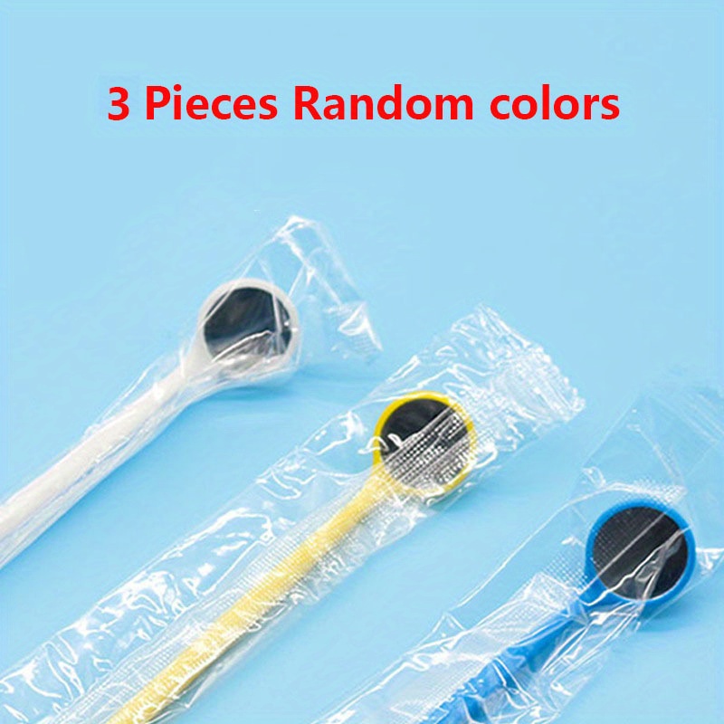 10pcs Random Colors Dental Miroirs buccaux double face Réflecteurs  autoclavables