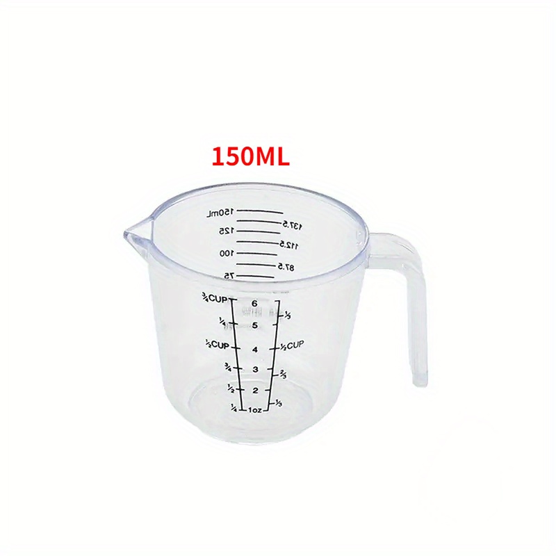 Plastic Measuring Cup Large Capacity Cup With Handle Kitchen - Temu