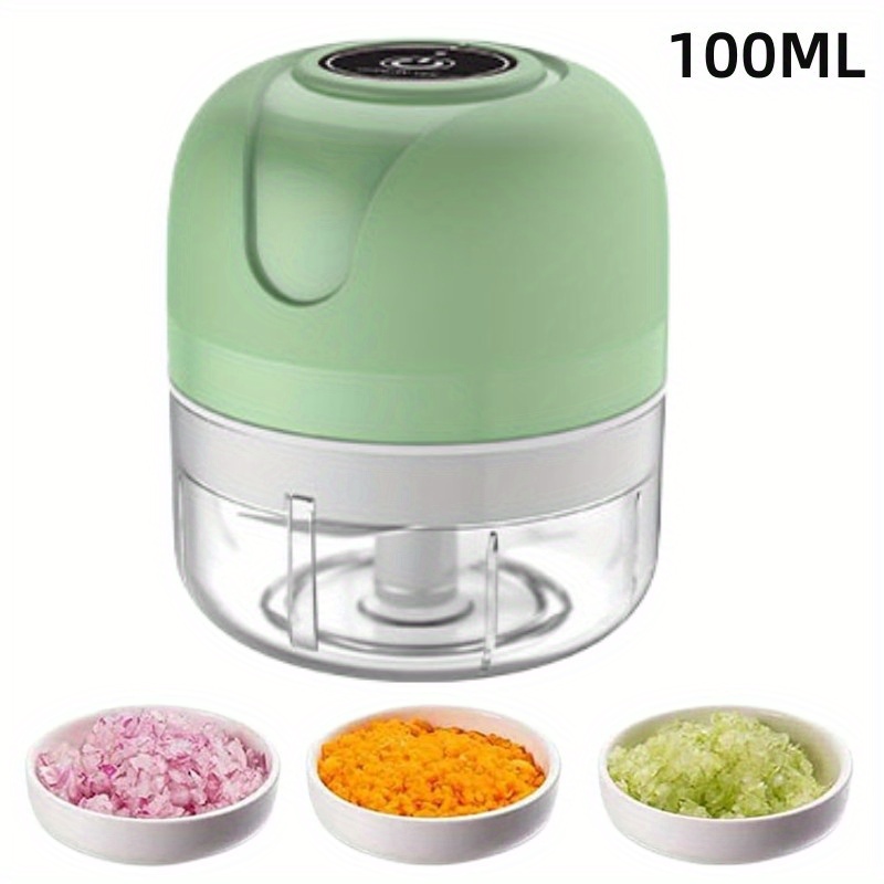 Wireless Electric Mini Garlic Chopper Small Wireless Food Processor  Portable Mini Garlic Choppers Blender Mincing Waterproof USB Charging 350  ml For Ginger Onion Vegetable Meat Nut Chopper 