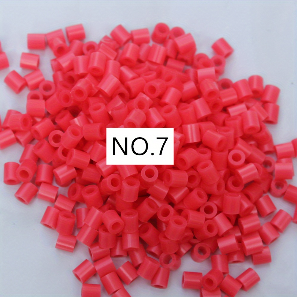 Plastic Tube Beads - 500 Pieces